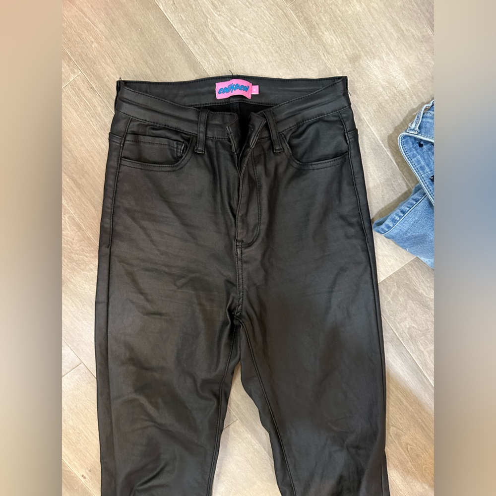 Edikted leather going out pants